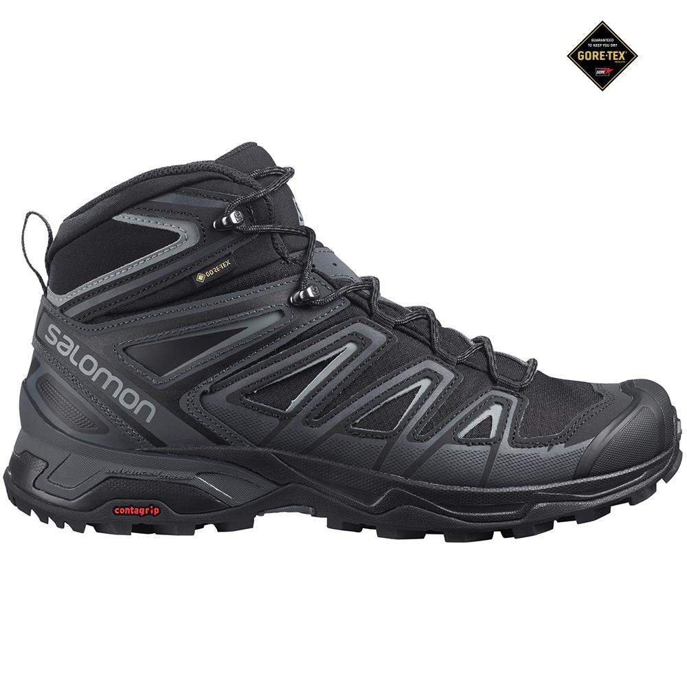 Bottes De Randonnée Salomon Homme Noir - Salomon X ULTRA MID 3 GTX® - France (9065-OFDYI)